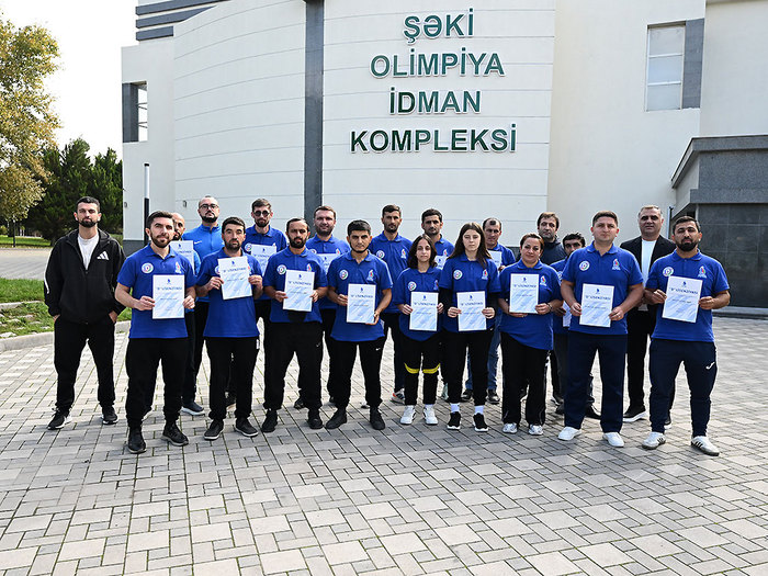 Şəkidə UEFA-nın D kateqoriyalı məşqçi kursu başa çatıb