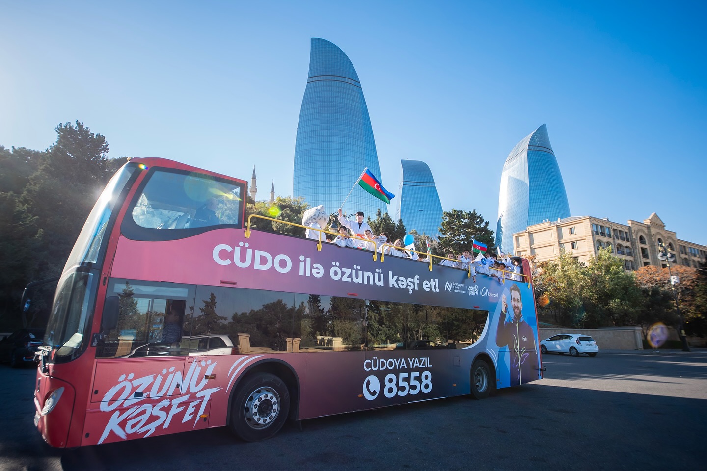 Bakıda Ümumdünya Cüdo Günü ilə əlaqədar “Şəhər turu”