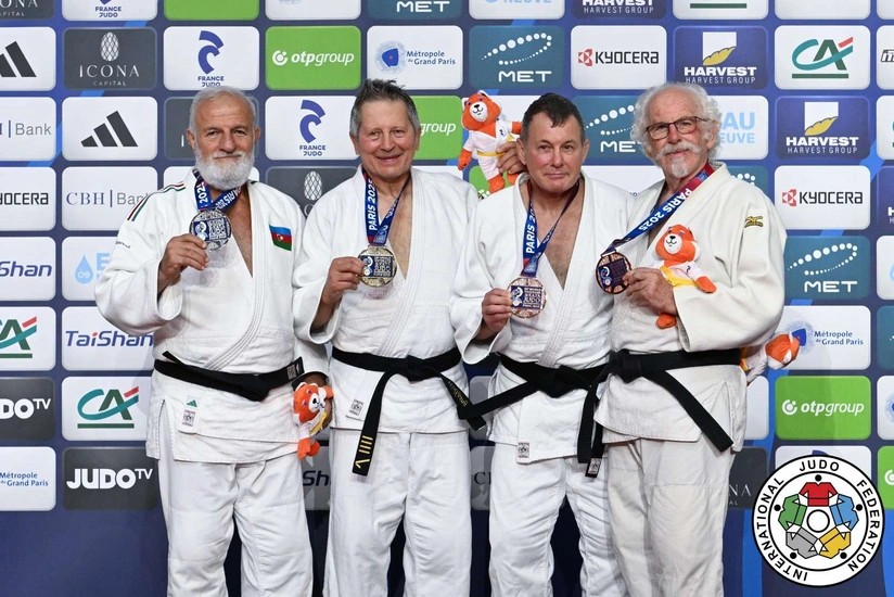 Azərbaycanın veteran cüdoçuları DÇ-ni 6 medalla tamamladılar