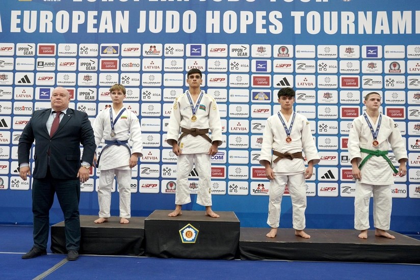 Azərbaycan cüdoçularından Riqada 4 medal