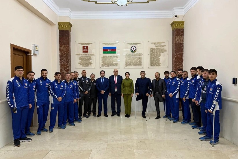 Ombudsman amputant futbolu üzrə millinin üzvləri ilə görüşdü