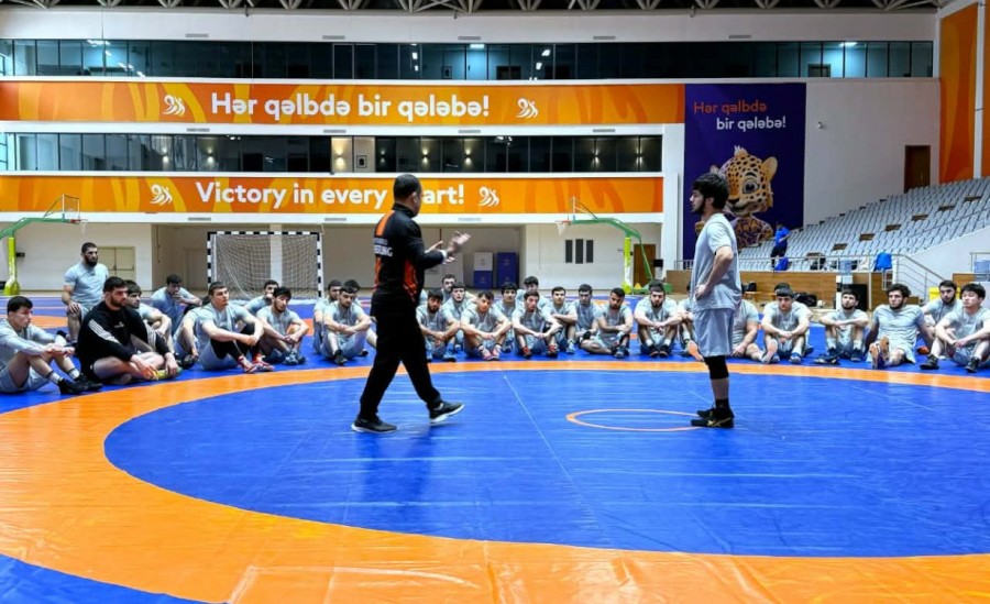 Milli üzvləri yeni güləş qaydalarıyla tanış olub