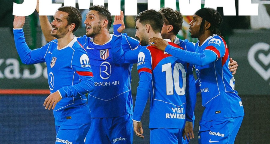 &ldquo;Atletiko&rdquo; darmadağınla yarımfinalda