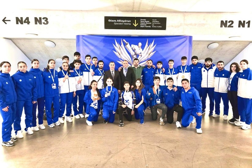 Azərbaycan karateçilərindən Limassolda 6 medal