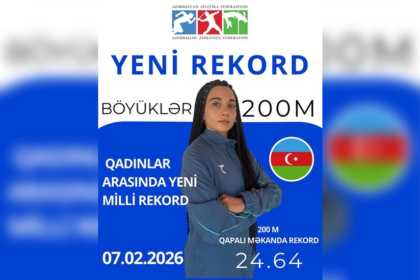 Vəliyeva Azərbaycan rekorduna imza atdı