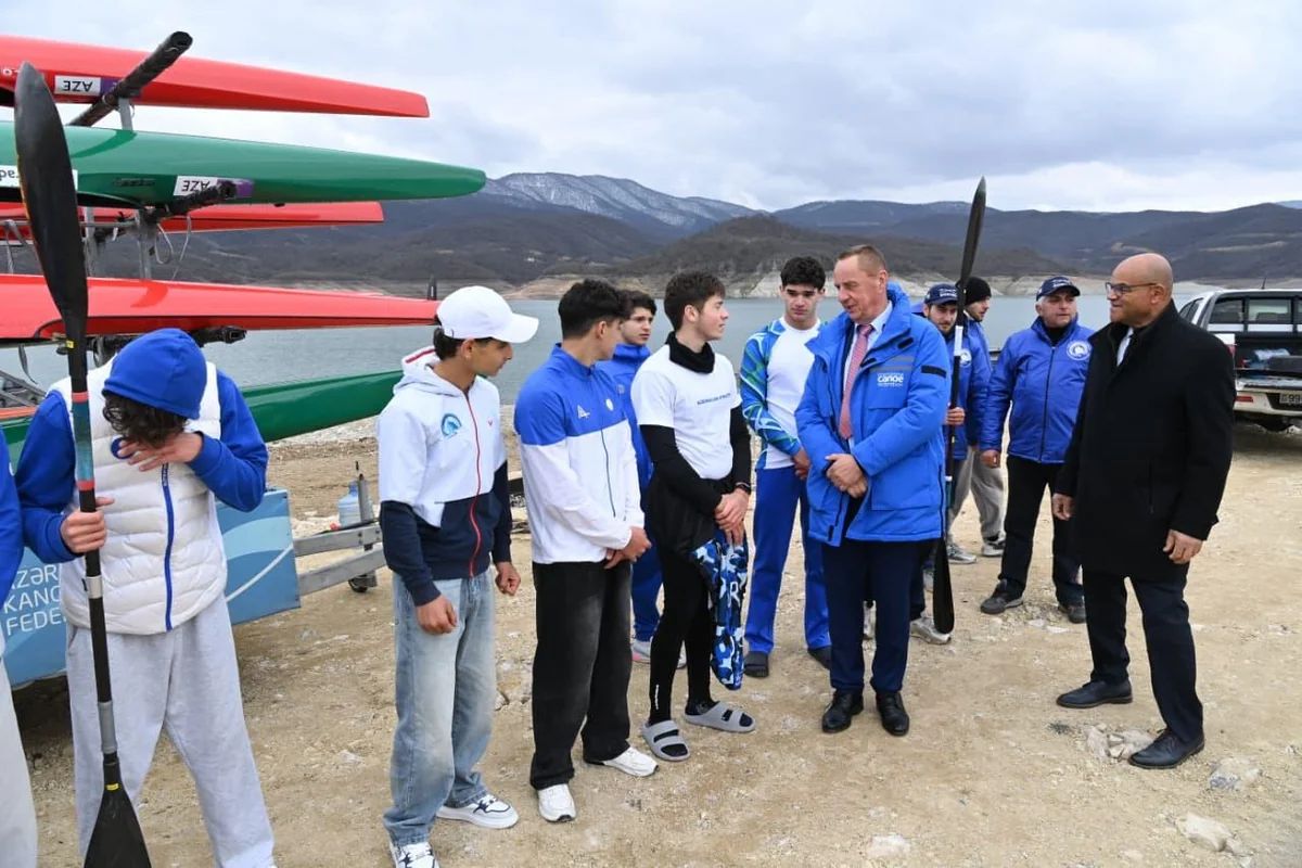 Beynəlxalq kanoe federasiyalarının rəhbərləri Sərsəng su anbarında