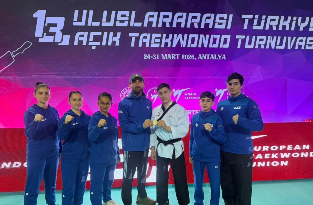 Azərbaycan taekvondoçusu “Türkiye Open”də qızıl medal qazandı