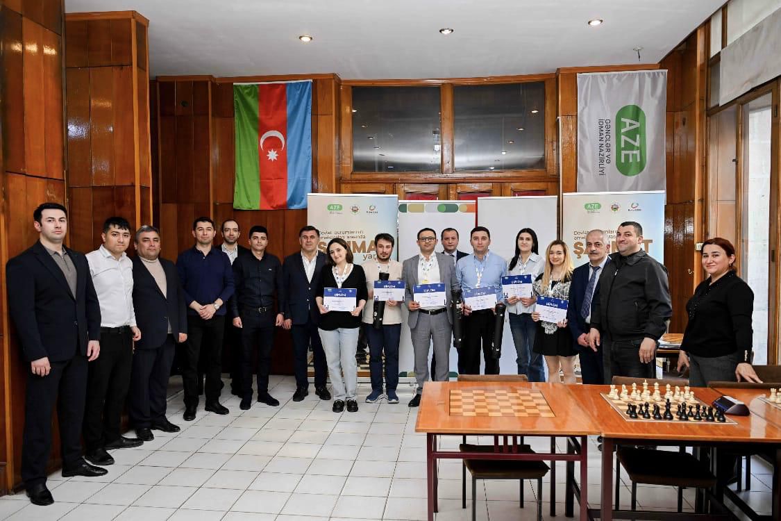 Dövlət qurumlarının əməkdaşları arasında şahmat yarışı keçirilib