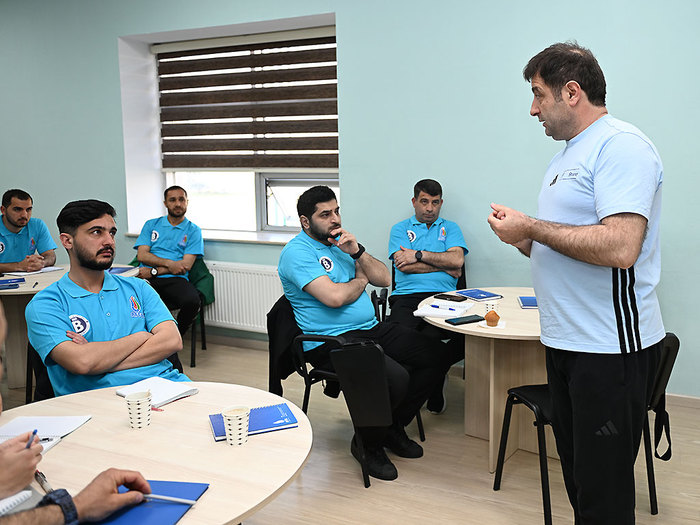 UEFA-nın B kateqoriyalı məşqçi kursunun 3-cü mərhələsi başlayıb