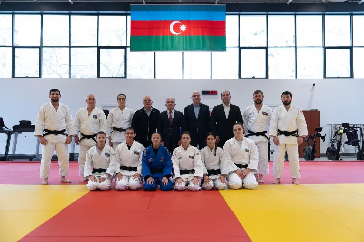 AÇ-yə qatılacaq Azərbaycan cüdoçuları ilə görüş keçirildi