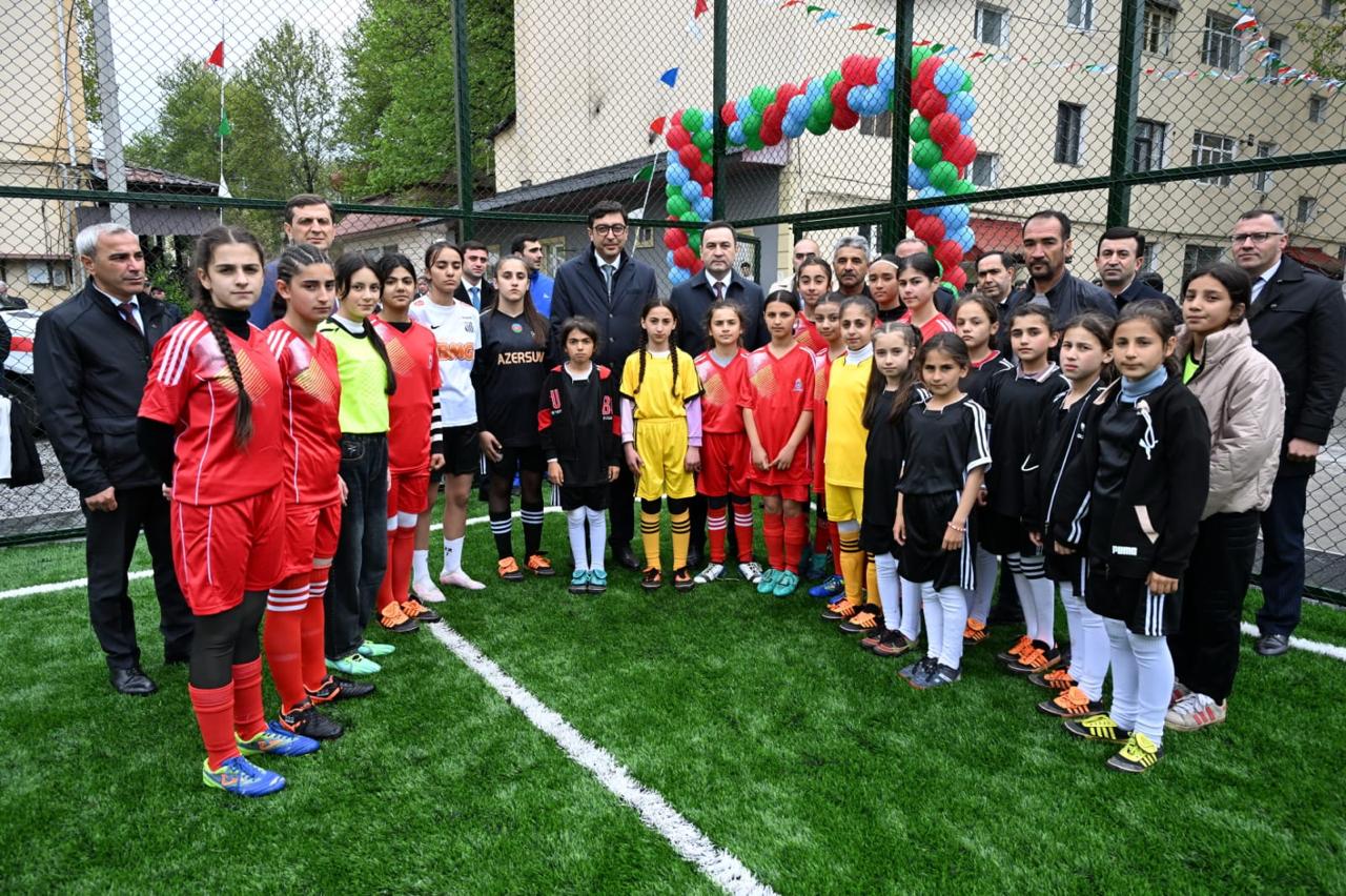 İsmayıllıda yeni idman zonası açılıb