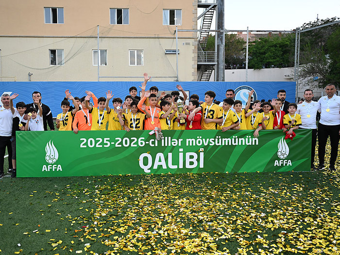U-13 Liqasının qalibləri mükafatlandırıldı