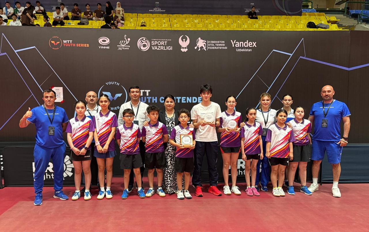 Stolüstü tennisçilərdən Daşkənddə üç mükafat