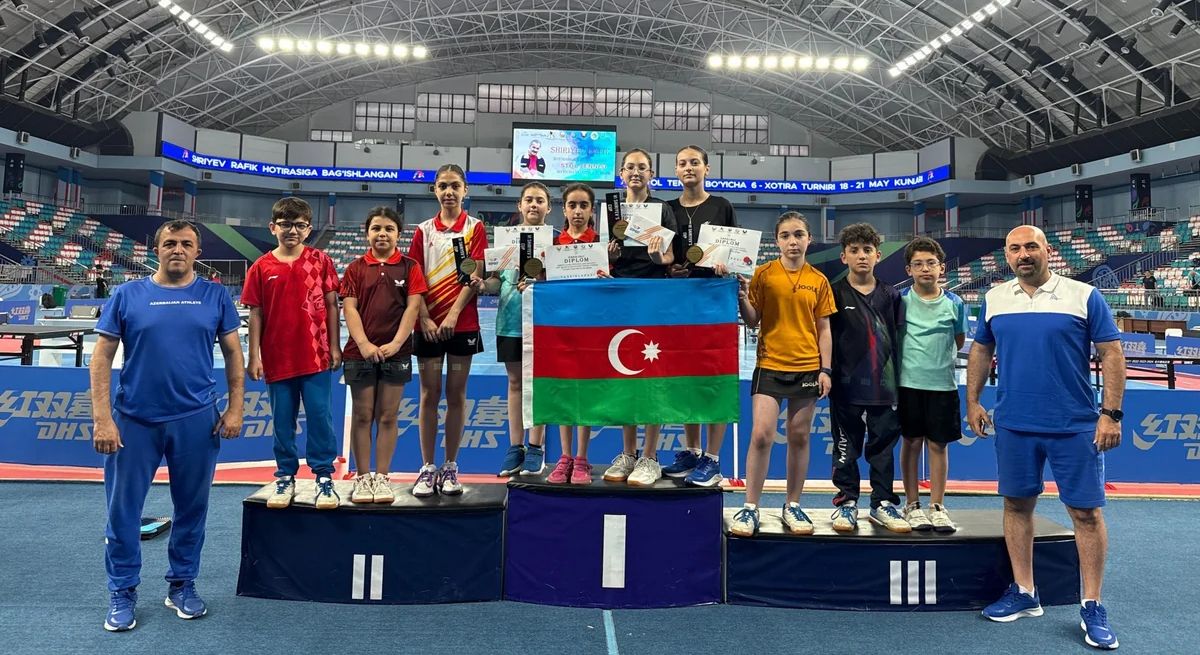 Stolüstü tennisçilərdən Özbəkistanda 4 medal