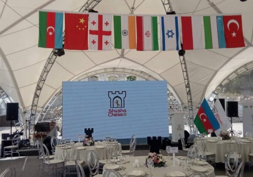 Şuşada ilk beynəlxalq şahmat turnirinin açılış mərasimi keçirildi