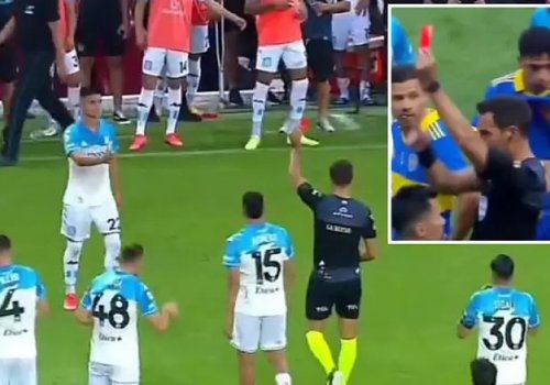 10 futbolçu meydandan qovuldu, “Rasinq” qalib elan edildi - VİDEO