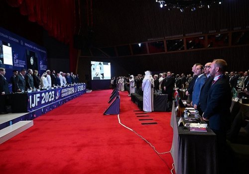 ACF rəsmiləri Beynəlxalq Cüdo Federasiyasının konqresində