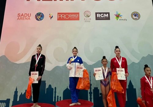 Azərbaycan gimnastlarından Qazaxıstanda üç qızıl medal