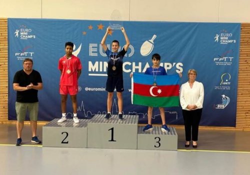 Azərbaycan tennisçisindən Fransada bürünc medal
