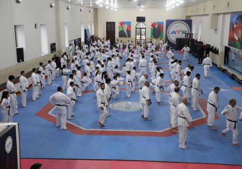 Karate üzrə Ümumrespublika seminarının açılış mərasimi keçirilib