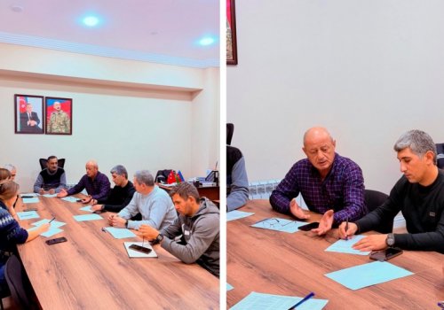 Atletika Federasiyasında Hakimlər Kollegiyasının iclası keçirilib