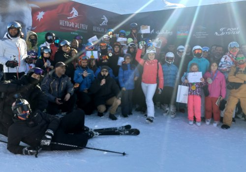 Həvəskar xizək yarışı üzrə Heydər Əliyev Kuboku keçirilib