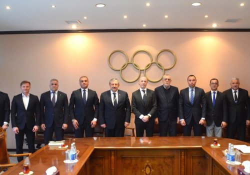 Milli Olimpiya Komitəsində WAKO rəsmiləri ilə görüş olub