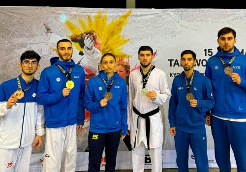Azərbaycan taekvondoçuları Belçikada 6 medal qazanıblar
