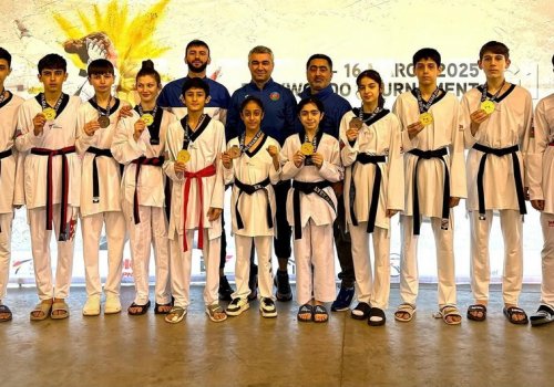 Yeniyetmə taekvondoçulardan Belçikada 11 medal