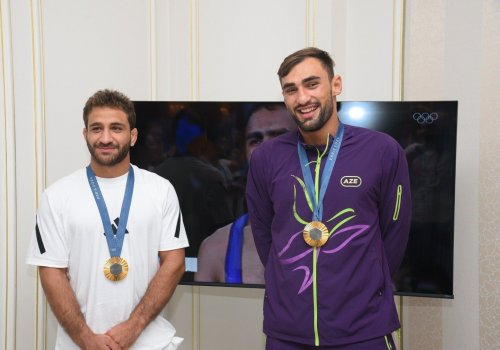 Olimpiya çempionlarımız ilk pillədə