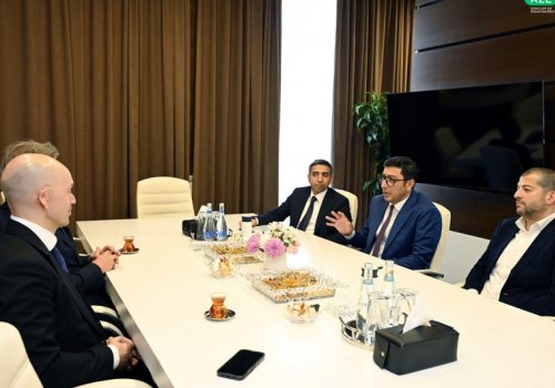 Fərid Qayıbov Avropa Üzgüçülük Federasiyasının prezidenti ilə görüşüb