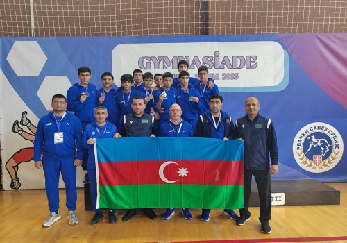 Azərbaycan güləşçilərindən Serbiyada 10 medal