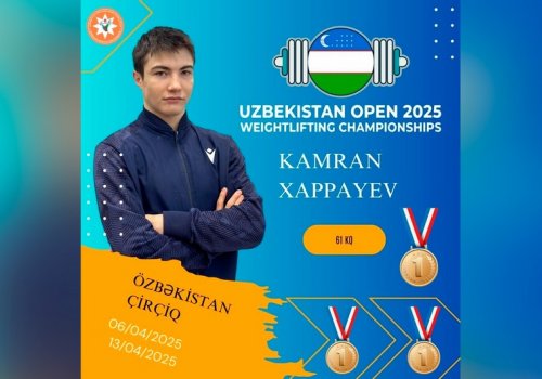 Azərbaycan ağırlıqqaldıranı “Uzbekistan Open”in qalibi olub