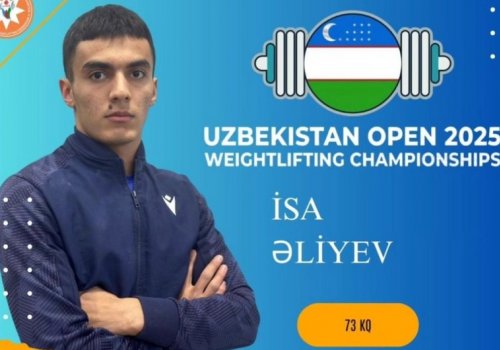 Azərbaycan ağırlıqqaldıranı Özbəkistanda gümüş medal qazandı