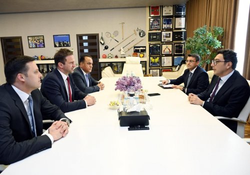 Fərid Qayıbov CEV prezidenti ilə görüşdü