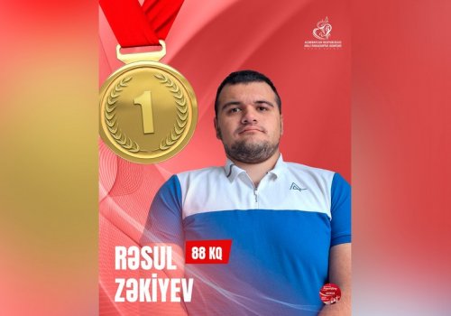 Zəkiyevdən Dünya Kubokunda 2 qızıl medal