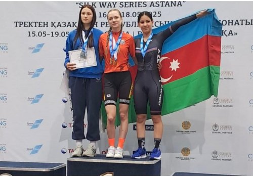 Azərbaycan velosipedçisi Qazaxıstanda daha bir medal əldə etdi