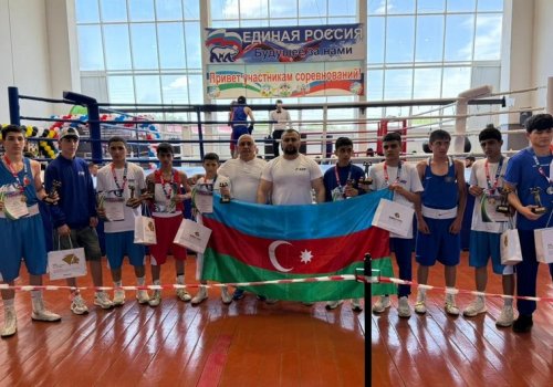 Azərbaycan boksçularından Rusiyada 8 qızıl medal