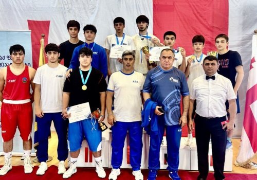Boksçularımızdan Gürcüstanda 7 medal