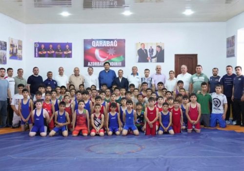 Göyçayda üç güləş zalı istifadəyə verilib