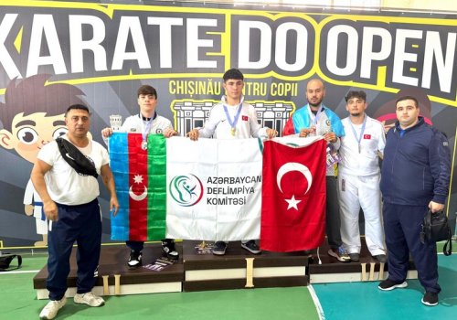 Azərbaycan karateçilərindən Moldovada 6 medal