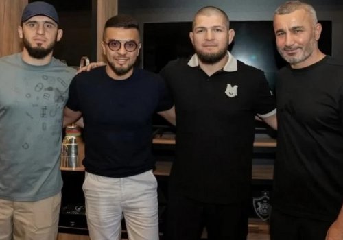Həbib Nurməhəmmədovla İslam Maxaçev Qurban Qurbanovla görüşdülər