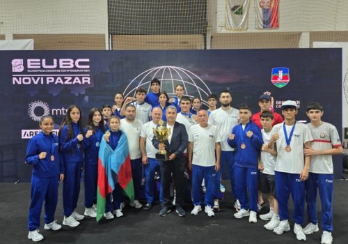 Daha bir boksçumuz Avropa birinciliyində medal qazandı