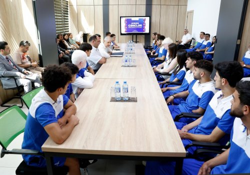 Avropa Gənclər Paralimpiya Oyunlarında təsil edəcək idmançılarla görüş keçirilib