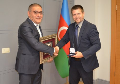 AAF-ın prezidenti çexiyalı həmkarını qəbul edib