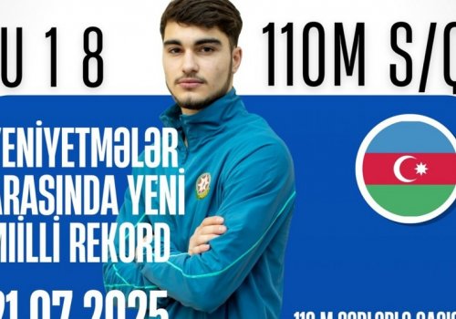 Azərbaycan atletindən Skopyedə rekord