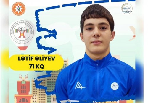 Azərbaycanlı atletdən Avropa birinciliyində 1 qızıl, 1 gümüş medal