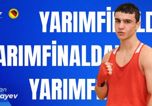 Boksçumuz Frankfurtda yarımfinala yüksəldi