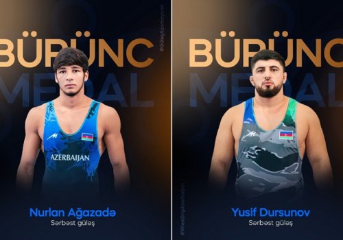Azərbaycanın 2 güləşçisindən DÇ-də bürünc medal