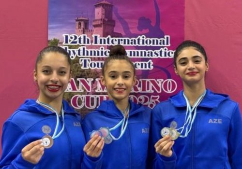 Azərbaycan gimnastlarından San-Marinoda 7 medal